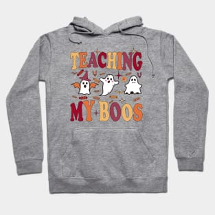 ghost boo halloween teaching my boos halloween costume idea for Teacher Student Hoodie